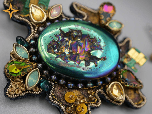 + Malachite (Broche) +
