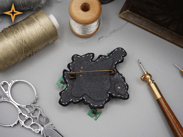 + Malachite (Broche) +