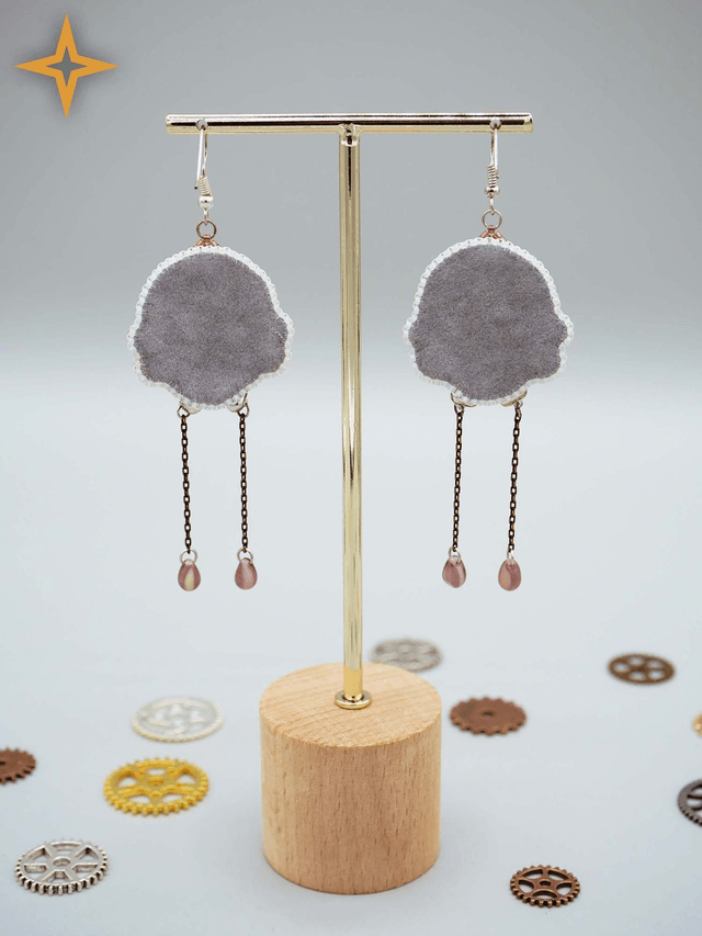 + Fleurs de Jade (Boucles d'oreille) +